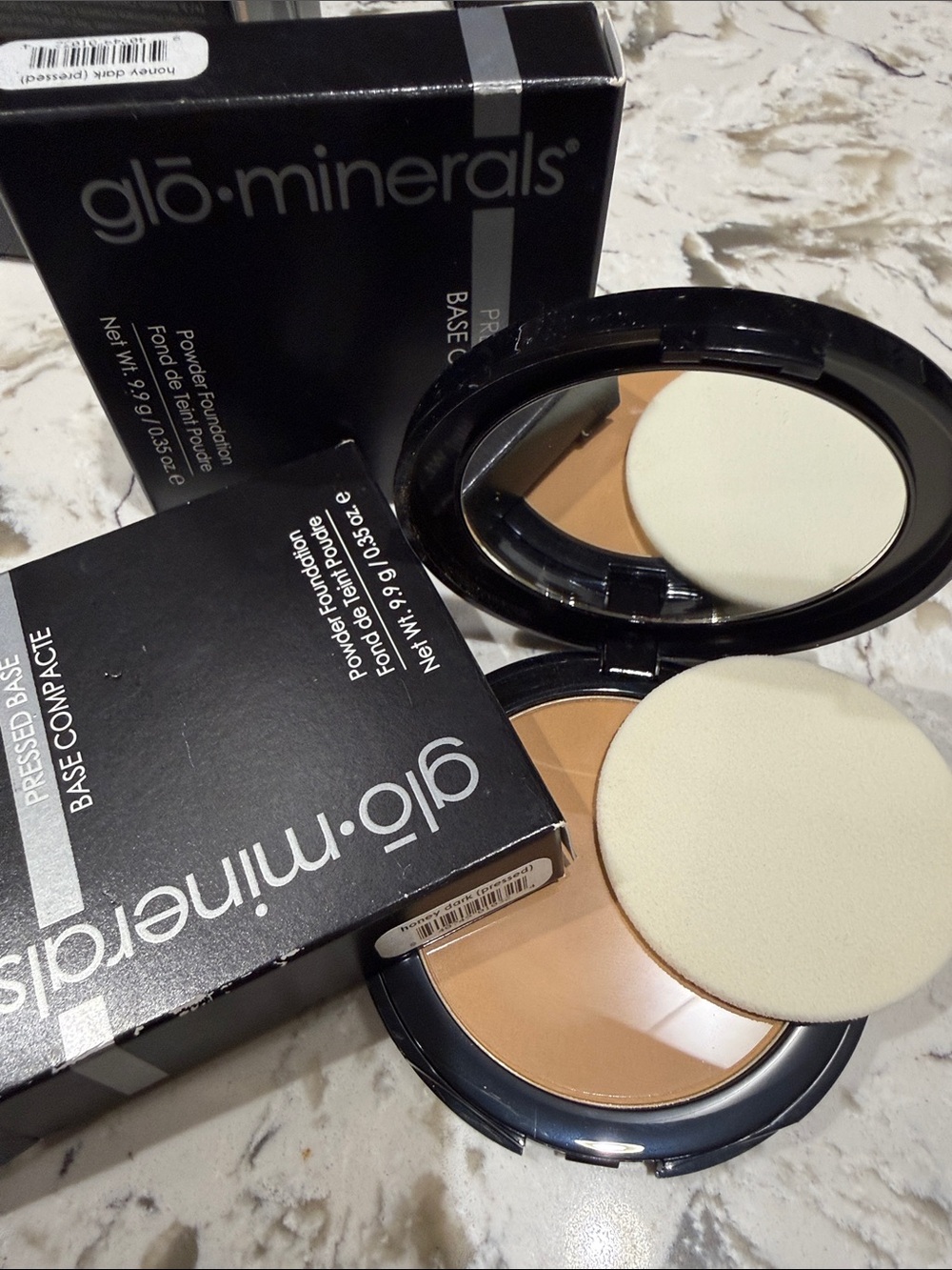 Glo Skin Beauty Pressed Powder Compact - Honey Dark